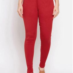 KEX Solid Woolen Churidar Length Leggings-image-87