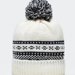 Mango Kids Girls Self Design Acrylic Beanie-picture-27