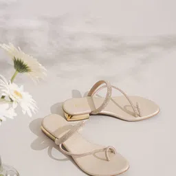 Indifeet Women Embellished Ethnic Block Sandals-image-65