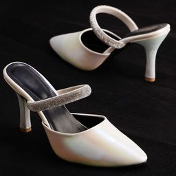 JM Looks Pointed Toe Block Sandals image 1