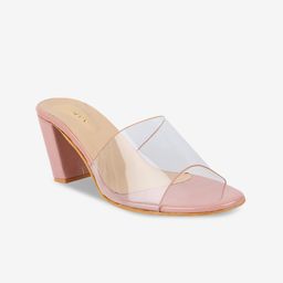AXIUM Open Toe Block Heels-2