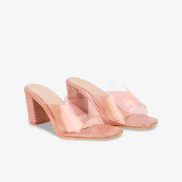 AXIUM Open Toe Block Heels-43