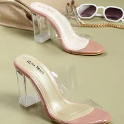 Retro Walk Open Toe Block Heels-8