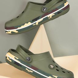 Aqualite Men Round Toe Slip On Clogs-0