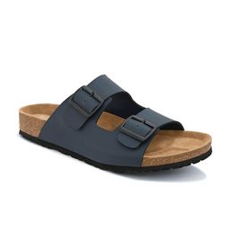 birgos Men Buckle Detailed Leather Comfort Sandals-picture-45