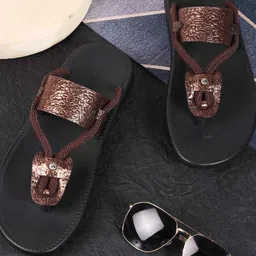 Metro Men Textured Comfort Sandals-image-62