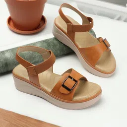 ICONICS Women Comfort Heel Sandals-27
