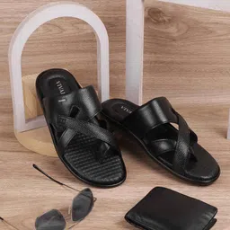WALKWAY by Metro Men Leather Comfort Sandals-picture-54