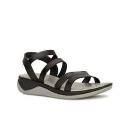 Hush Puppies Strappy Leather Flatform Heel Gladiators-14