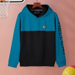 HELLCAT Girls Colourblocked Hooded Pullover Sweatshirt-image-10