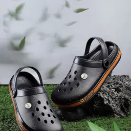 ASIAN Men Self Design Clogs-picture-1
