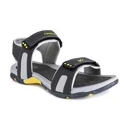Campus Men Grey & Yellow Solid Sports Sandals-picture-18
