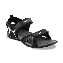 Campus Men Black Patterned Synthetic Sports Sandals-image-98