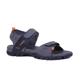 ASIAN Men Grey & Orange Sports Sandals-picture-15