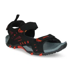 Sparx Men Black & Red Textured  Sports Sandals-image-79