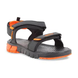 Sparx Men Black & Orange Solid Floater Sandals-image-66