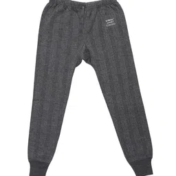 VIMAL JONNEY Kids Grey Striped Cotton Thermal Bottoms-picture-14