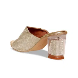 Glitzy Galz Embellished Block Heels image 2