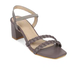 ICONICS Mauve Block Heels image 3