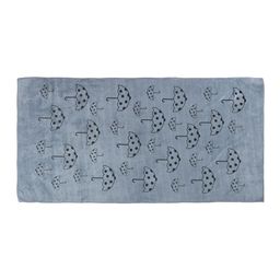 FABINALIV Grey Abstract Printed Cotton 420 GSM Bath Towel image 2