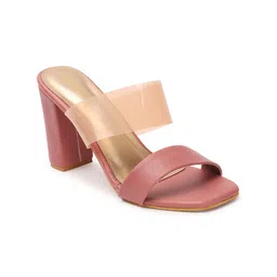 TRASE Open Toe Block Heels image 2