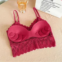 VAGHBHATT Geometric Full Coverage Bandeau Bra image 5