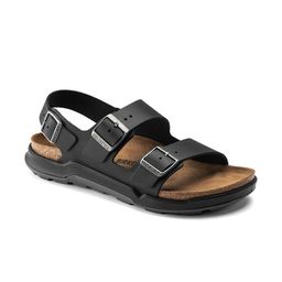 Birkenstock Men Black Milano CT  Regular Width Comfort Sandals-image-66
