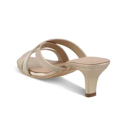Tresmode LEON Textured Open Toe Block Heels image 4