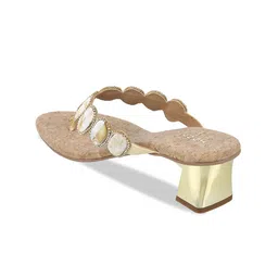 Mochi Embellished Open Toe Block Heels image 3