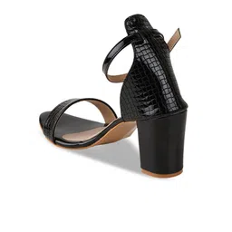 Stylestry Open Toe Block Heels With Buckles image 4