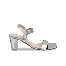 Mochi Grey Block Heels image 2