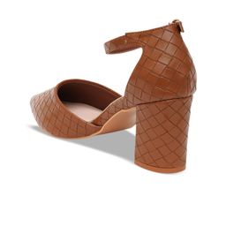 Sherrif Shoes Brown Synthetic Block Heels image 3