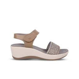 Mochi Textured Open Toe Wedge Heels image 4