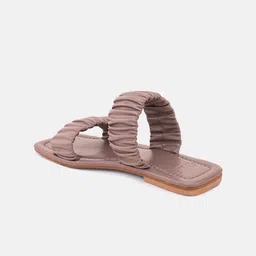 ALL TABS OPEN Textured Open Toe Flats image 3