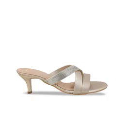 Tresmode LEON Textured Open Toe Block Heels image 2