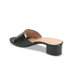 ICONICS Bow Detail Open Toe Block Heels image 3