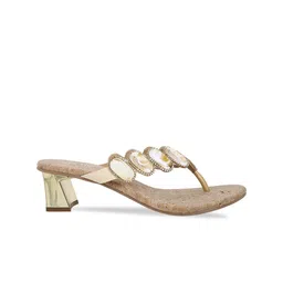 Mochi Embellished Open Toe Block Heels image 2
