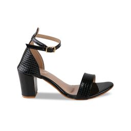 Stylestry Open Toe Block Heels With Buckles image 5
