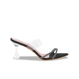 Try Me Embellished Open Toe Block Heels image 4