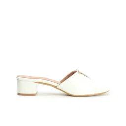 ICONICS Embellished Open Toe Block Heels image 2