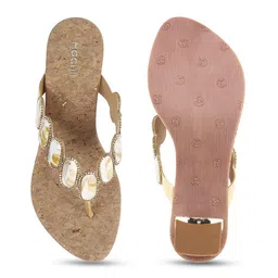 Mochi Embellished Open Toe Block Heels image 4