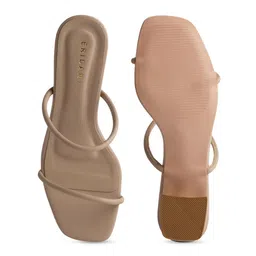 ERIDANI Open Toe Block Heels image 4