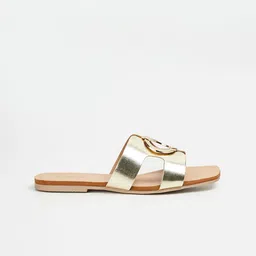 CODE by Lifestyle Embellished Open Toe Flats image 2