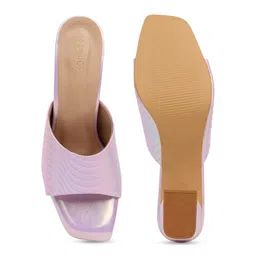 ICONICS Textured Party Block Heels image 4