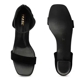 TRASE Open Toe Block Heels image 3