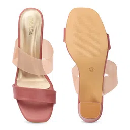 TRASE Open Toe Block Heels image 5