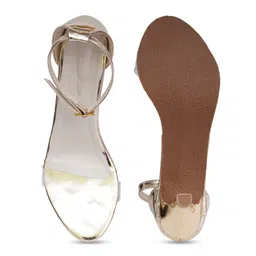 Misto Open Toe Comfortable Slim Heels With Ankle Loop image 5