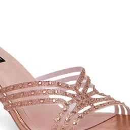 Sherrif Shoes Embellished Party Block Heels image 2