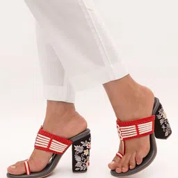 Aprajita Toor Embellished Block Sandals image 5