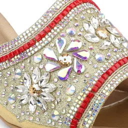 Inc 5 Embellished Ethnic Block Heels image 2